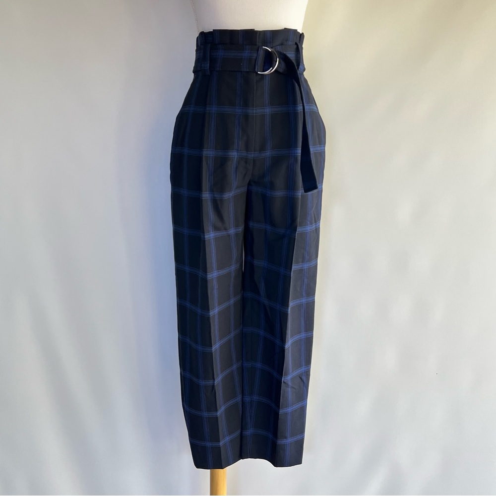 A.L.C. Windowpane Paperbag Pants - sample size - Picture 1 of 7